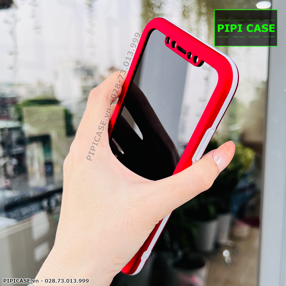 Ốp Lưng iPhone X / XS - Design 360 - Đỏ