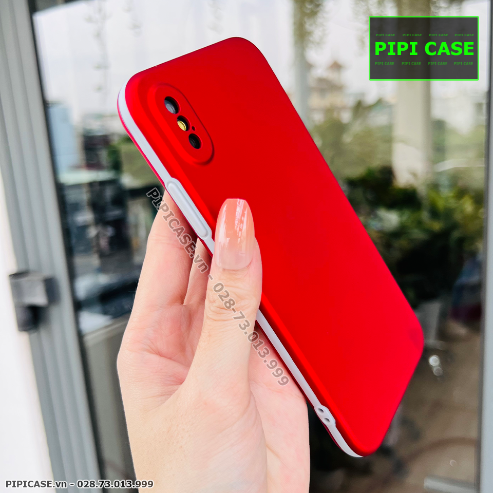 Ốp Lưng iPhone X / XS - Design 360 - Đỏ