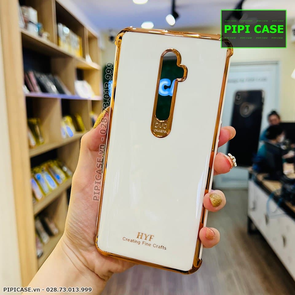 Ốp Lưng Oppo Reno 2F - Luxury - Trắng