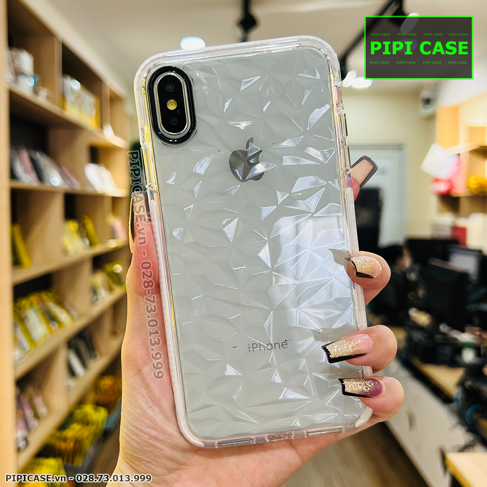 Ốp Lưng iPhone XS Max - Diamond - Trắng