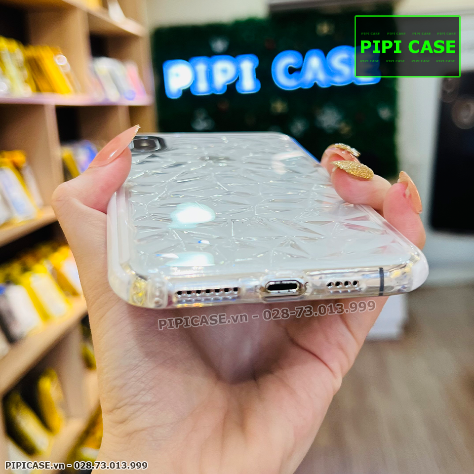 Ốp Lưng iPhone XS Max - Diamond - Trắng