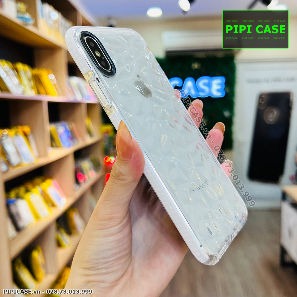 Ốp Lưng iPhone XS Max - Diamond - Trắng