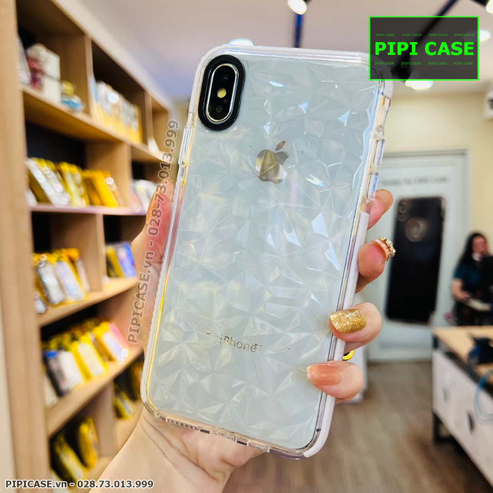 Ốp Lưng iPhone XS Max - Diamond - Trắng