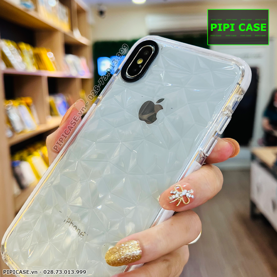 Ốp Lưng iPhone XS Max - Diamond - Trắng