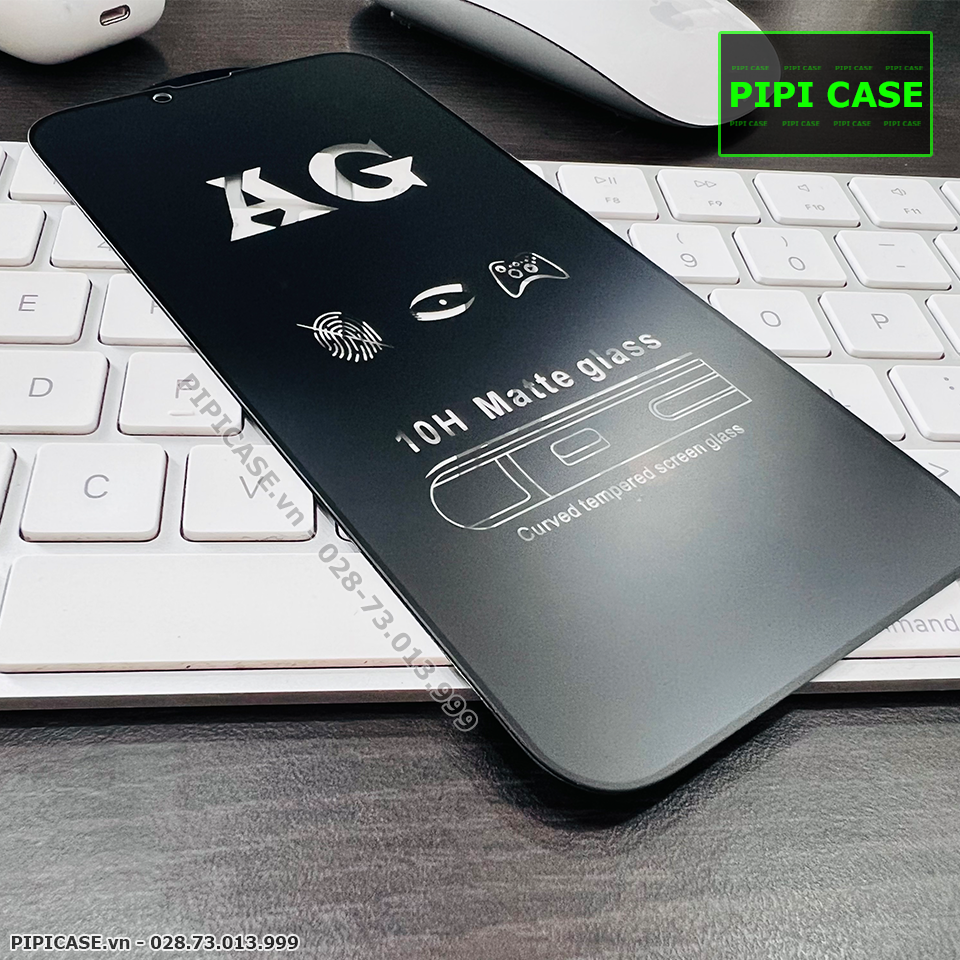 Cường Lực Chống Bám Vân Tay iPhone 13 - Đen