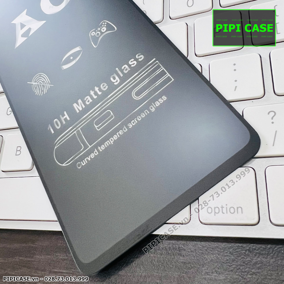 Cường Lực Chống Bám Vân Tay Samsung A51 - Đen