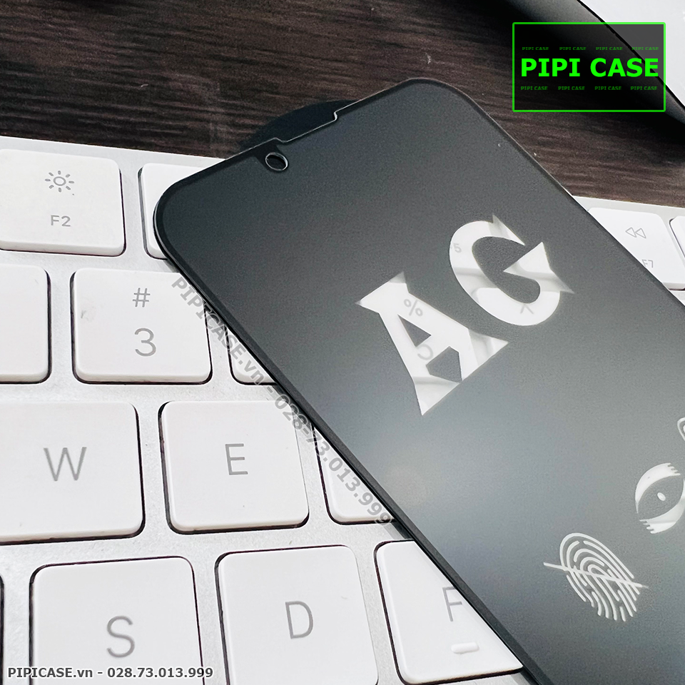 Cường Lực Chống Bám Vân Tay iPhone 13 - Đen