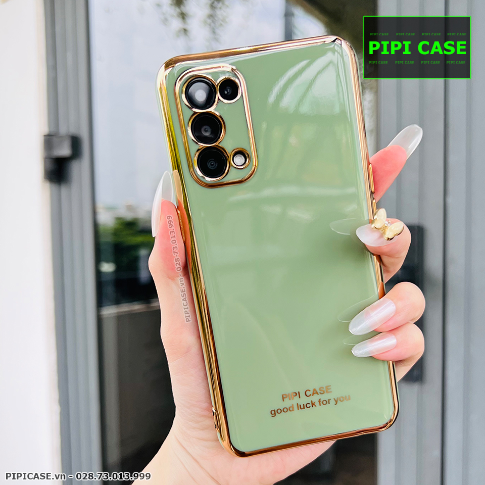 Ốp Lưng Oppo Reno 5 - Royal - Xanh Cẩm Thạch