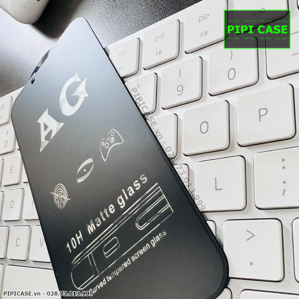 Cường Lực Chống Bám Vân Tay iPhone 13 - Đen