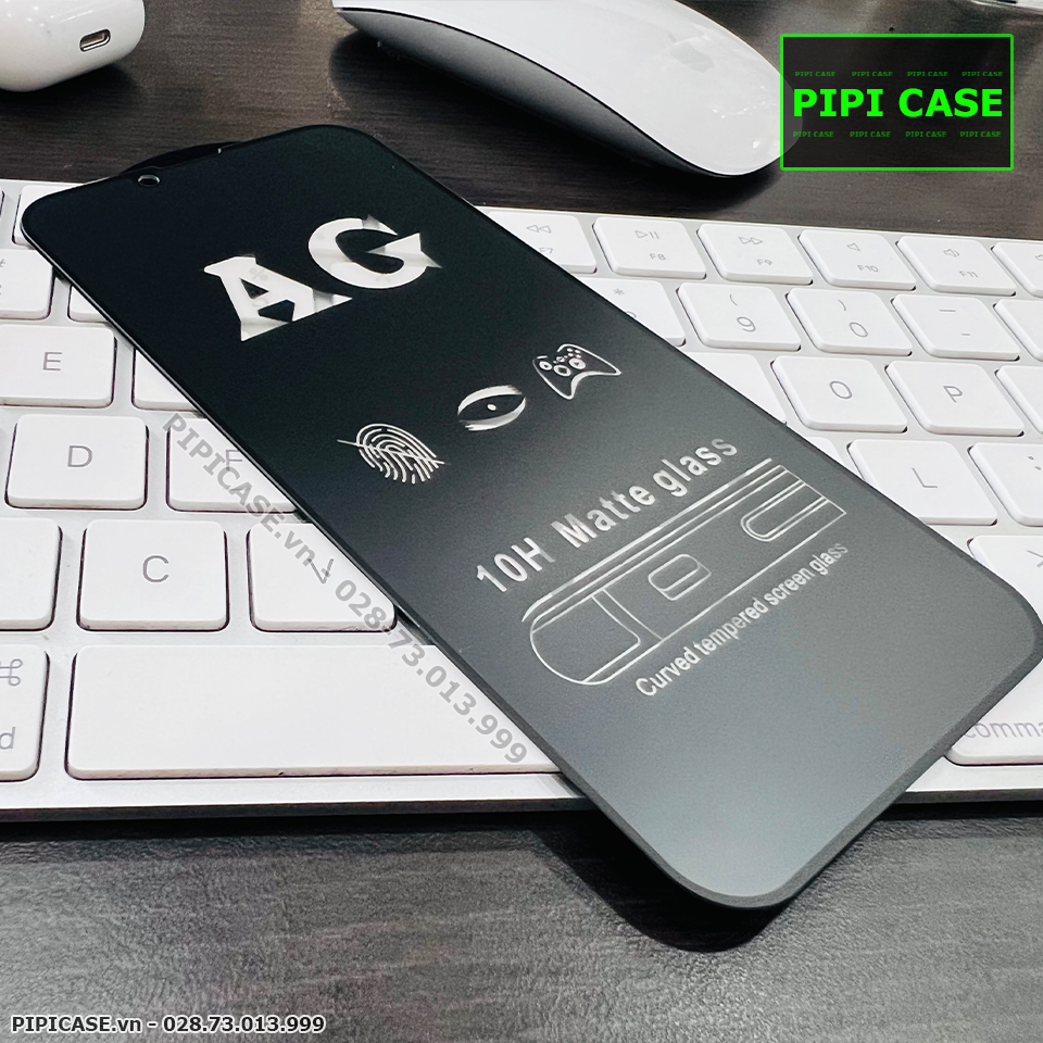 Cường Lực Chống Bám Vân Tay iPhone 13 - Đen