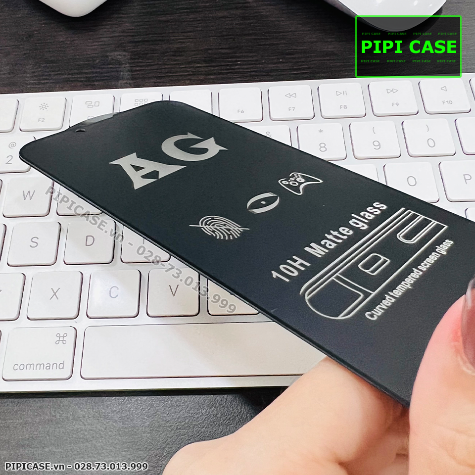 Cường Lực Chống Bám Vân Tay iPhone 13 - Đen