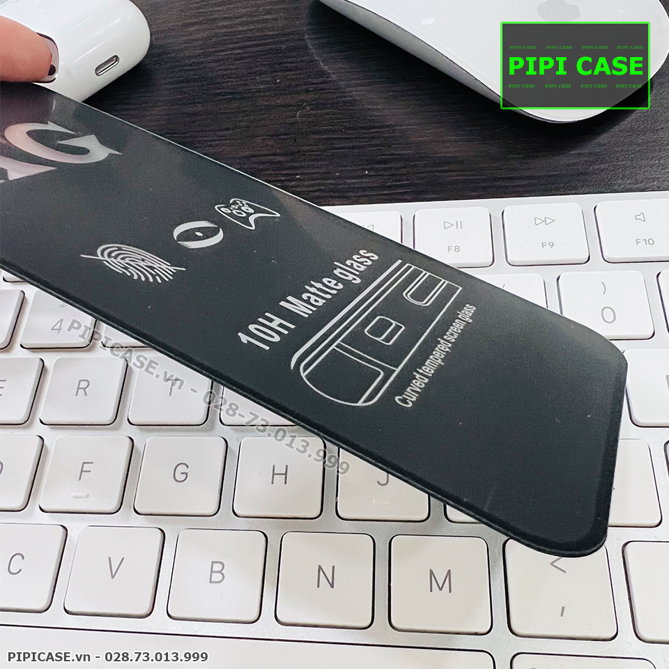 Cường Lực Chống Bám Vân Tay iPhone 13 - Đen