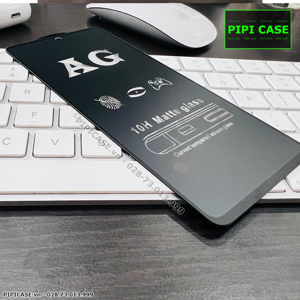 Cường Lực Chống Bám Vân Tay Samsung A51 - Đen