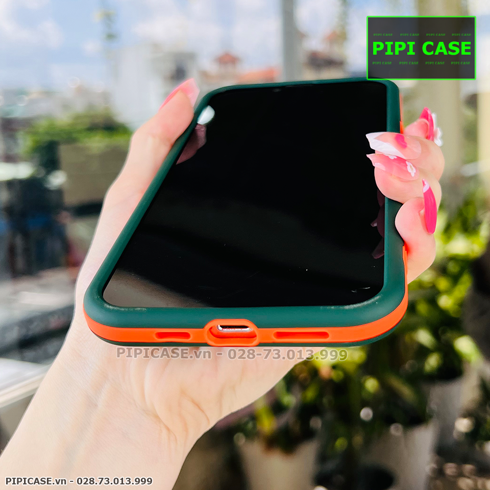 Ốp Lưng iPhone 13 Pro Max - Design 360 - Xanh Rêu