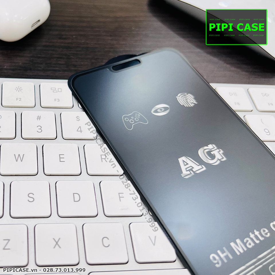 Cường Lực Chống Bám Vân Tay Oppo F7 - Đen