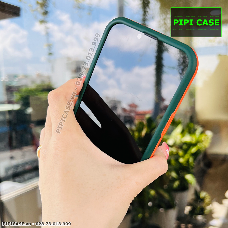 Ốp Lưng iPhone 13 Pro Max - Design 360 - Xanh Rêu