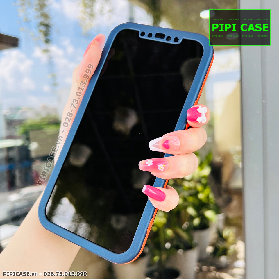 Ốp Lưng iPhone 12 Pro Max - Design 360 - Xanh Dương