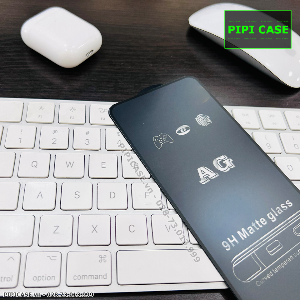 Cường Lực Chống Bám Vân Tay Oppo F11 Pro - Đen