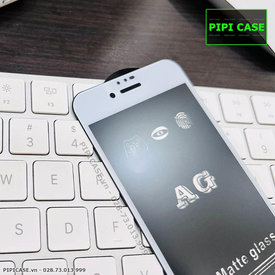 Cường Lực Chống Bám Vân Tay iPhone 7 / 8 - Trắng