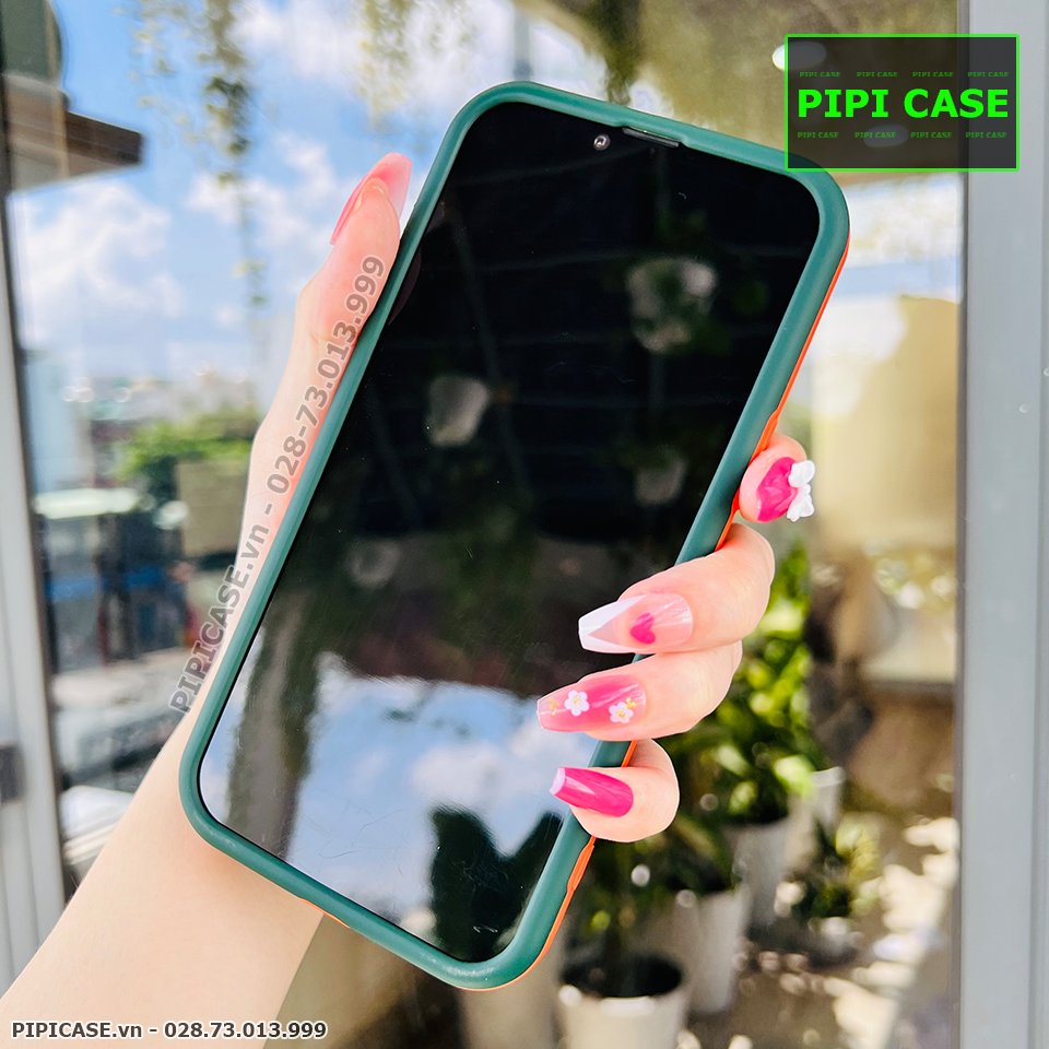 Ốp Lưng iPhone 13 Pro Max - Design 360 - Xanh Rêu