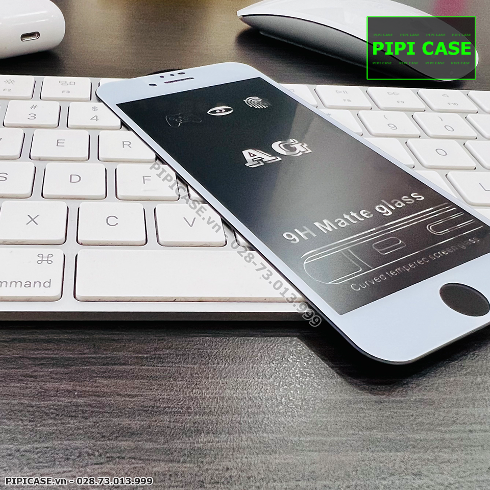 Cường Lực Chống Bám Vân Tay iPhone 7 / 8 - Trắng
