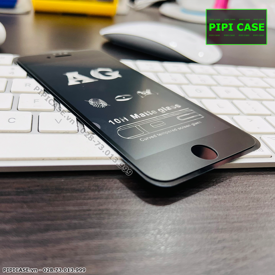 Cường Lực Chống Bám Vân Tay iPhone 7 / 8 - Đen