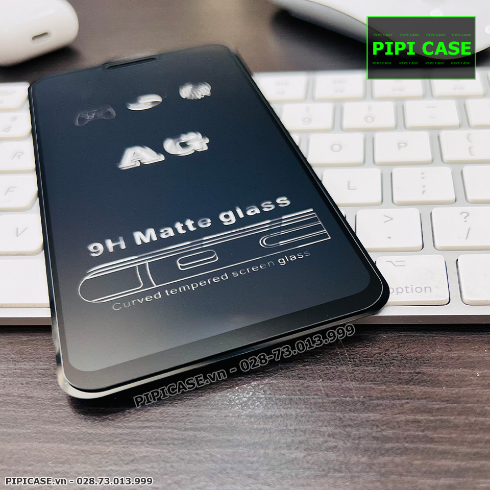 Cường Lực Chống Bám Vân Tay Oppo F7 - Đen