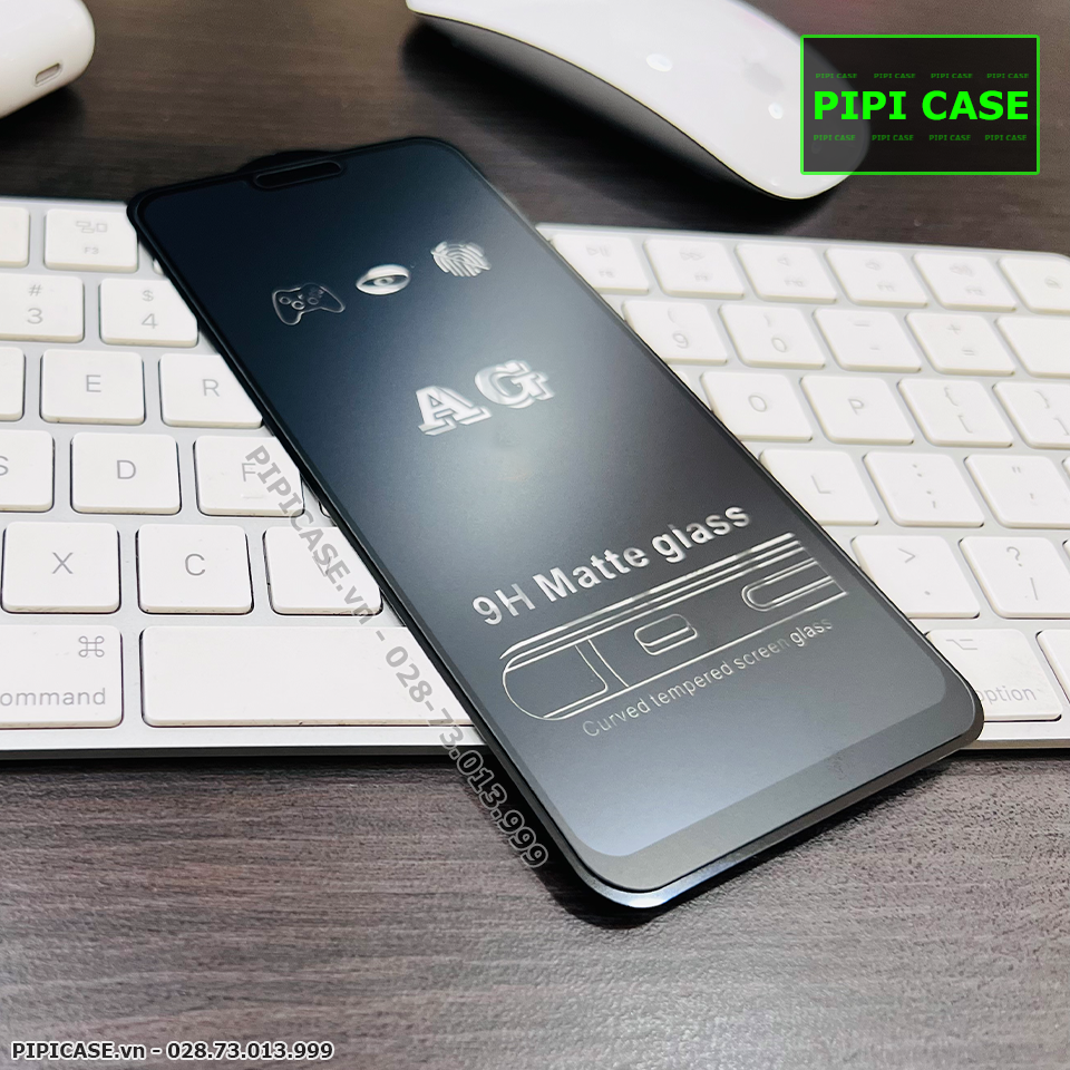 Cường Lực Chống Bám Vân Tay Oppo F7 - Đen