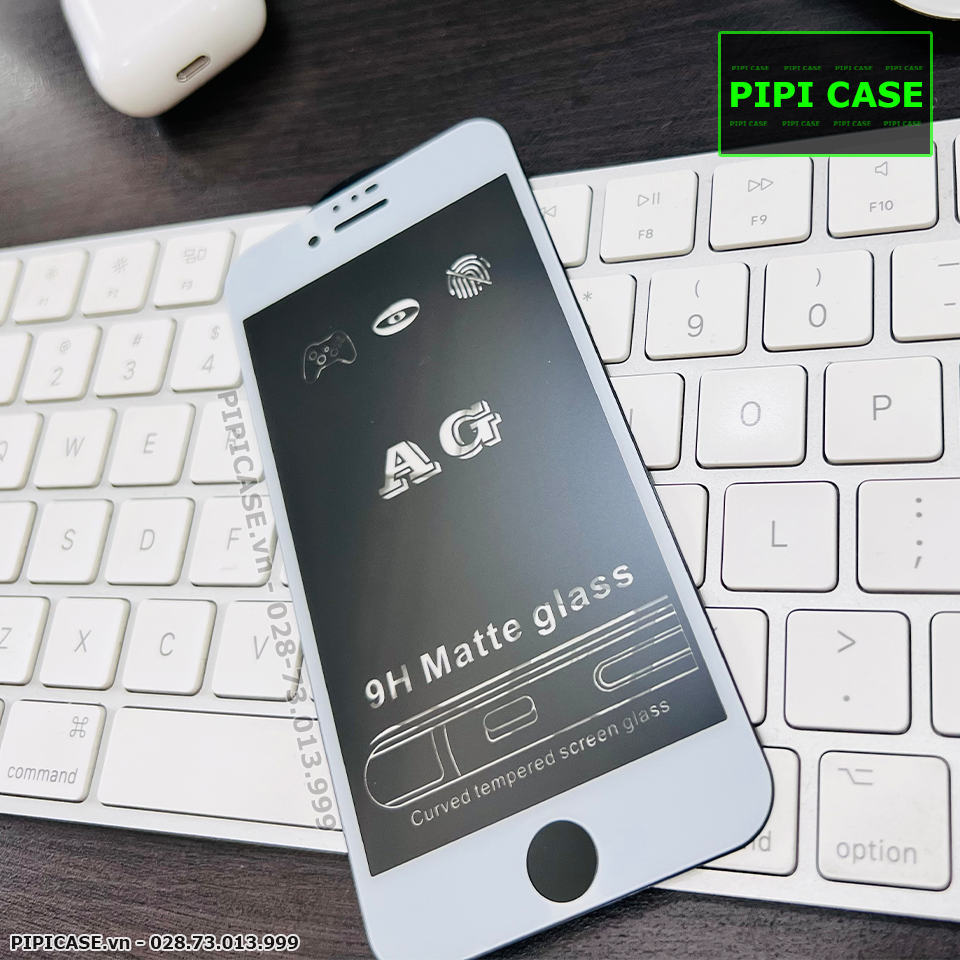 Cường Lực Chống Bám Vân Tay iPhone 7 / 8 - Trắng