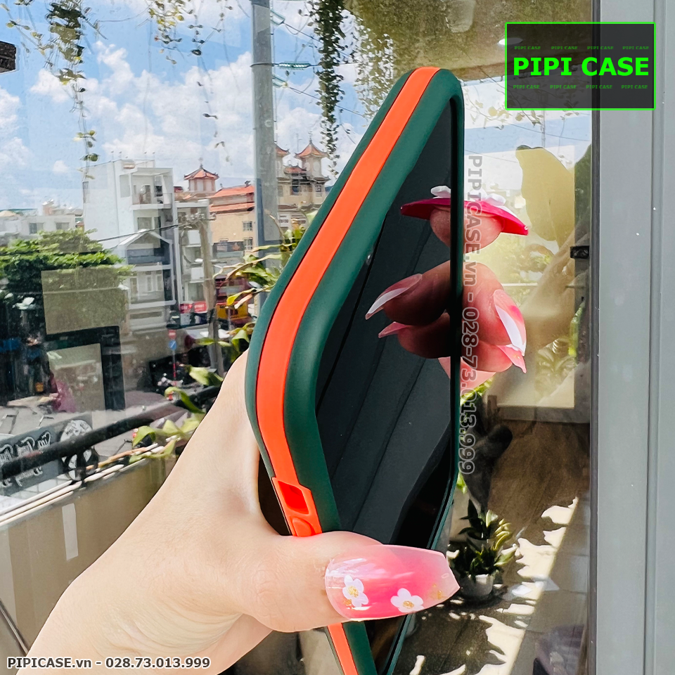Ốp Lưng iPhone 13 Pro Max - Design 360 - Xanh Rêu