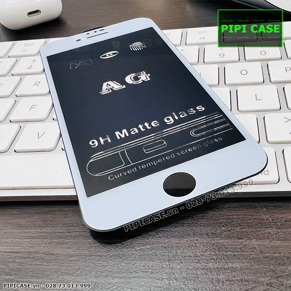 Cường Lực Chống Bám Vân Tay iPhone 7 / 8 - Trắng