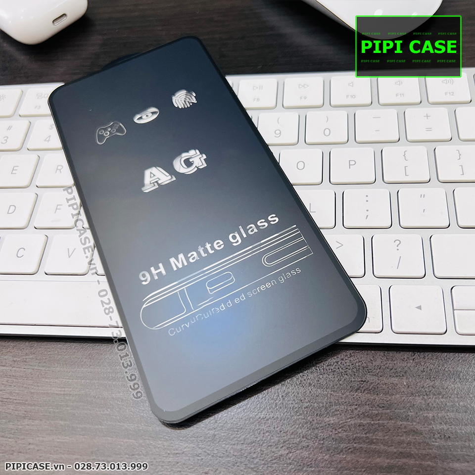 Cường Lực Chống Bám Vân Tay Oppo F11 Pro - Đen