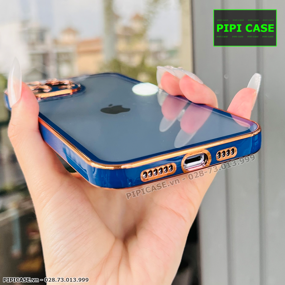 Ốp Lưng iPhone 13 Pro Max - Fancy - Xanh Dương