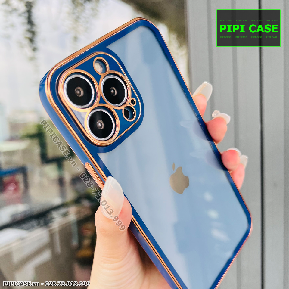 Ốp Lưng iPhone 13 Pro Max - Fancy - Xanh Dương