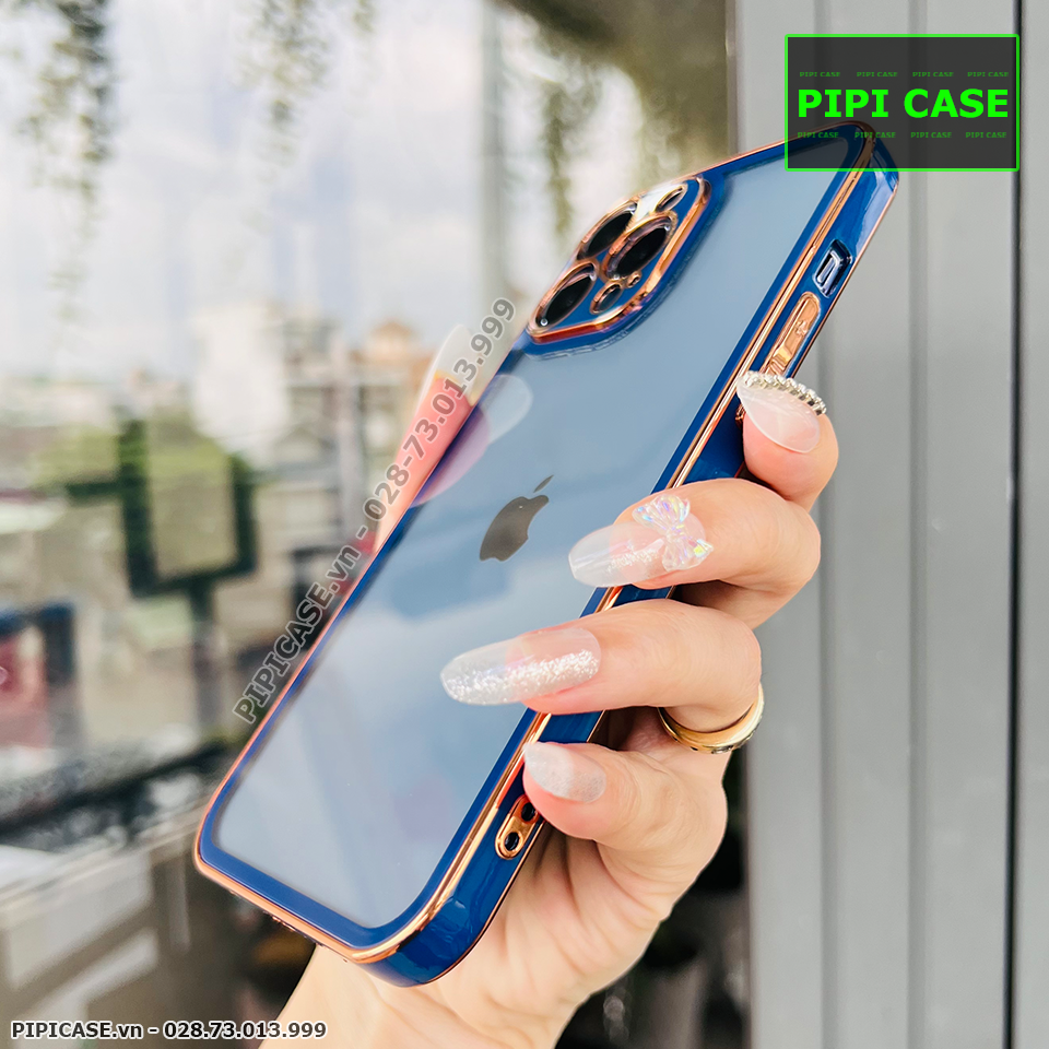 Ốp Lưng iPhone 13 Pro Max - Fancy - Xanh Dương