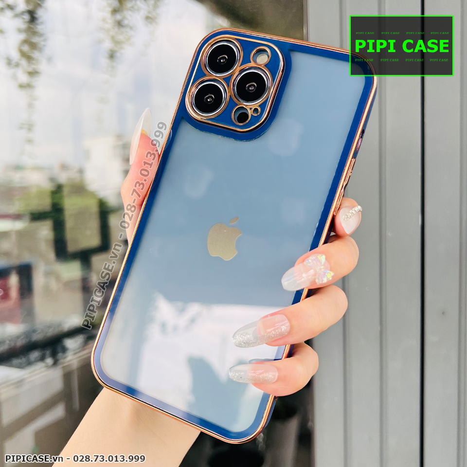 Ốp Lưng iPhone 13 Pro Max - Fancy - Xanh Dương