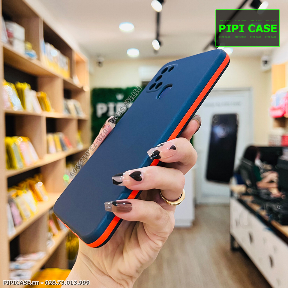 Ốp Lưng Samsung A21S - Design 360 - Xanh Dương