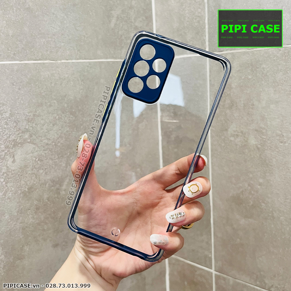 Ốp Lưng Samsung A52 - MiMin - Xanh Dương