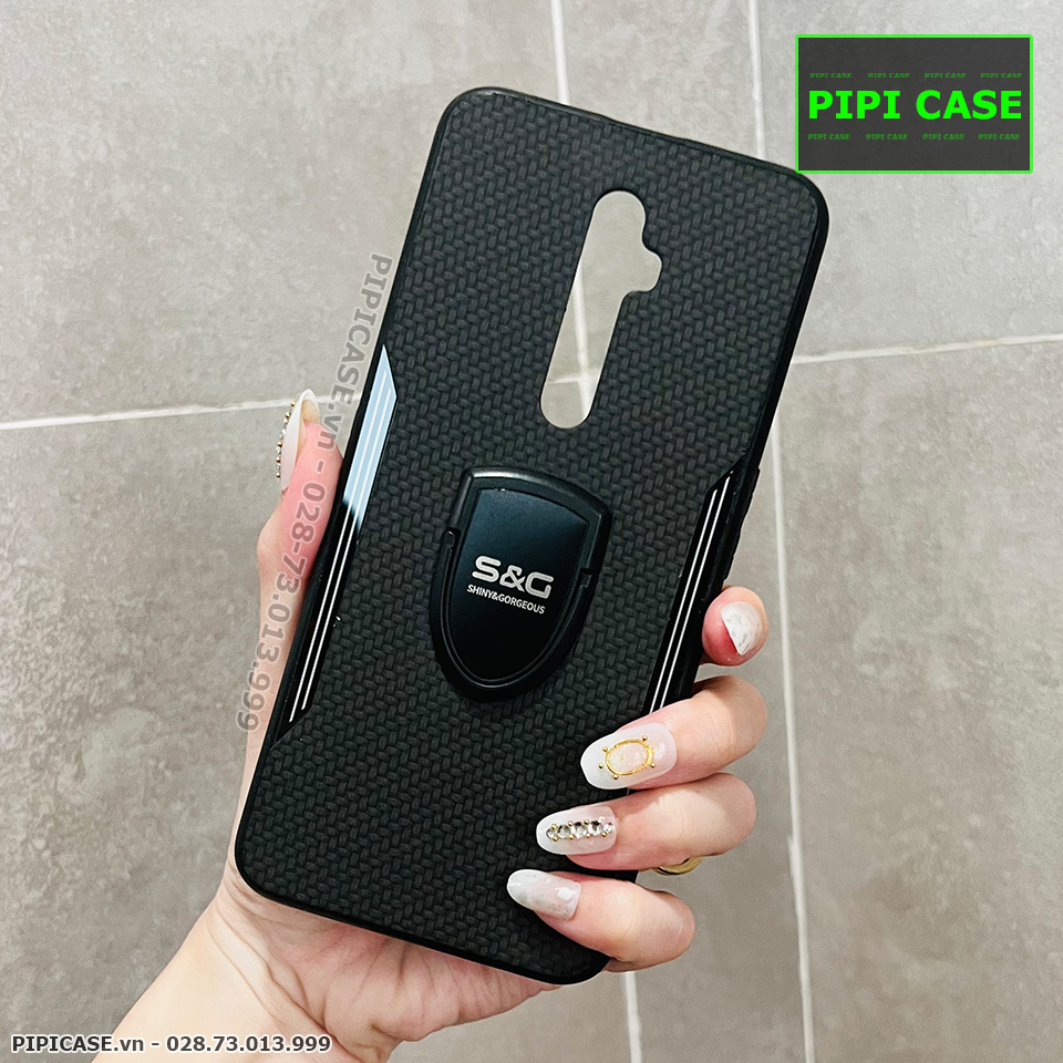Ốp Lưng Oppo Reno 2F - Hero Man - Đen