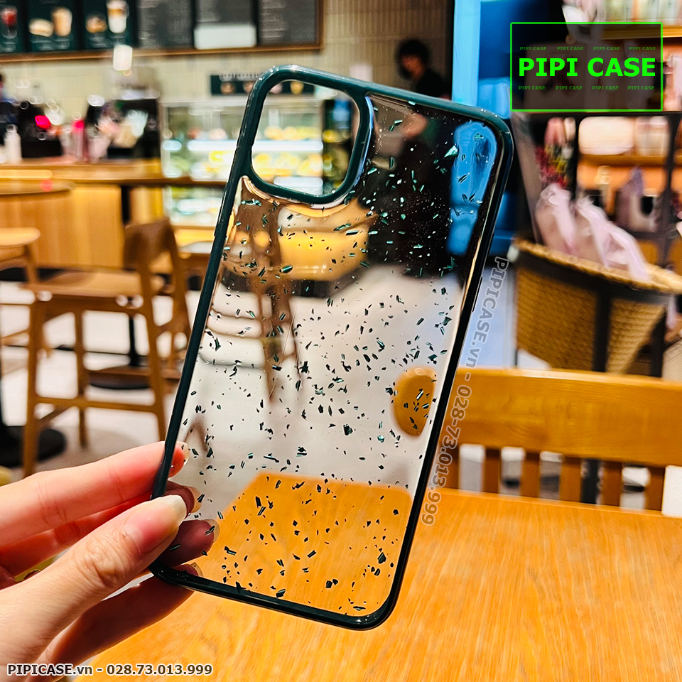 Ốp Lưng iPhone 11 Pro Max - Lấp Lánh - Xanh