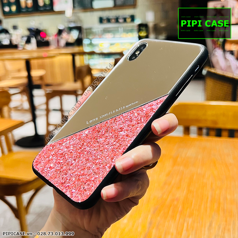 Ốp Lưng iPhone XS Max - Super Diamond - Hồng