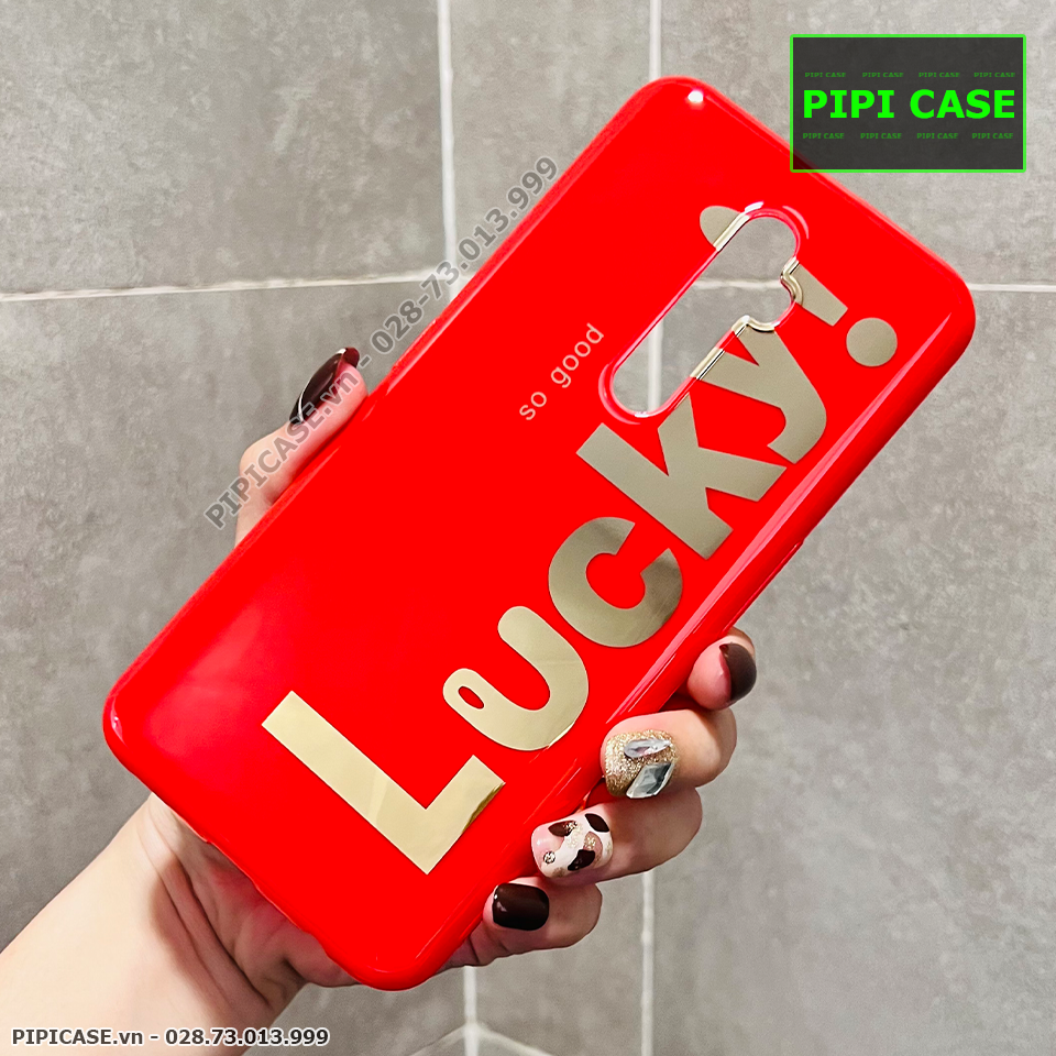Ốp Lưng Oppo Reno 2F - Lucky - Đỏ