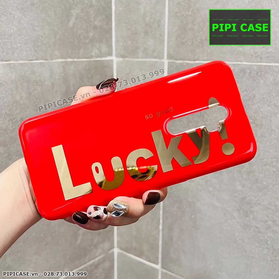 Ốp Lưng Oppo Reno 2F - Lucky - Đỏ