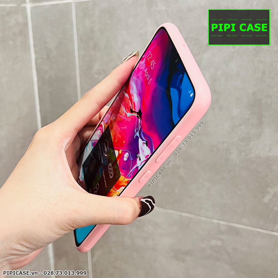 Ốp Lưng Samsung A70 - Glitter Mirror - Hồng