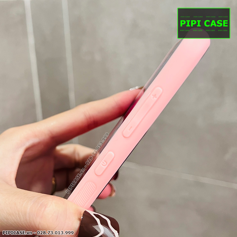 Ốp Lưng Samsung A70 - Glitter Mirror - Hồng