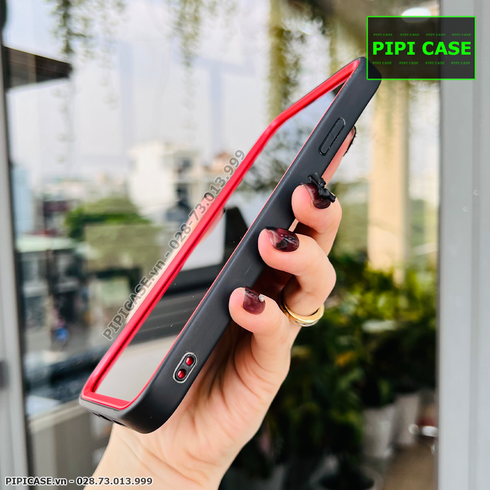 Ốp Lưng iPhone X / XS - Zeus - Đen Viền Đỏ