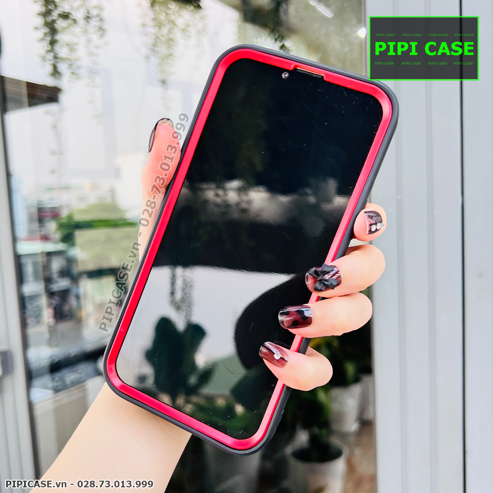 Ốp Lưng iPhone 13 Pro Max - Zeus - Đen Viền Đỏ