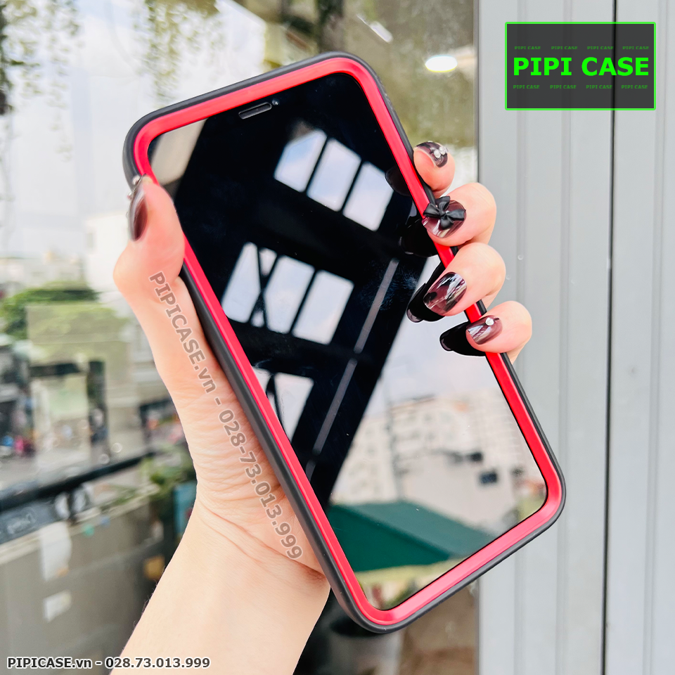 Ốp Lưng iPhone X / XS - Zeus - Đen Viền Đỏ