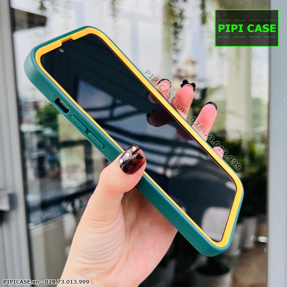 Ốp Lưng iPhone 13 Pro Max - Zeus - Xanh Rêu