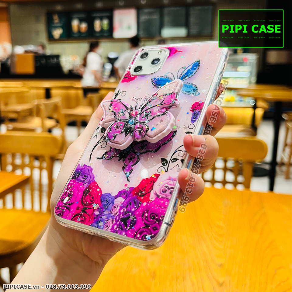 Ốp Lưng iPhone 11 Pro Max - Iring Butterfly - Tím